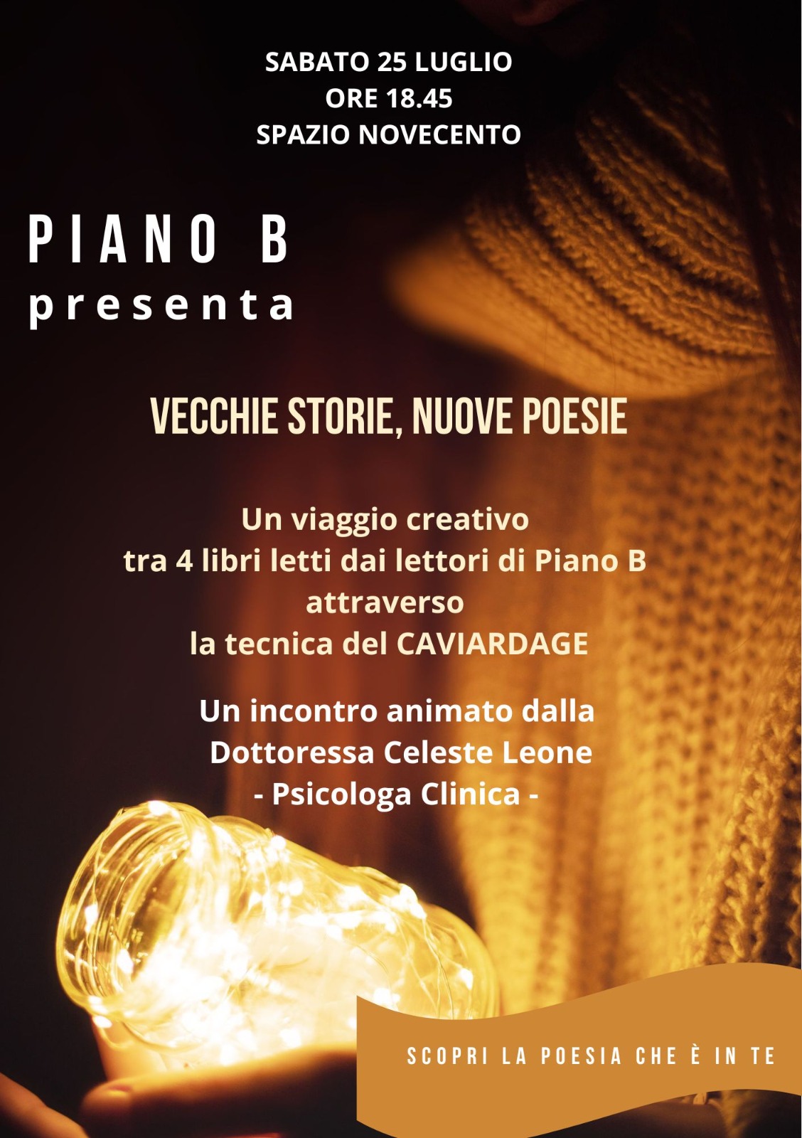 Piano B ... VECCHIE STORIE NUOVE POESIE