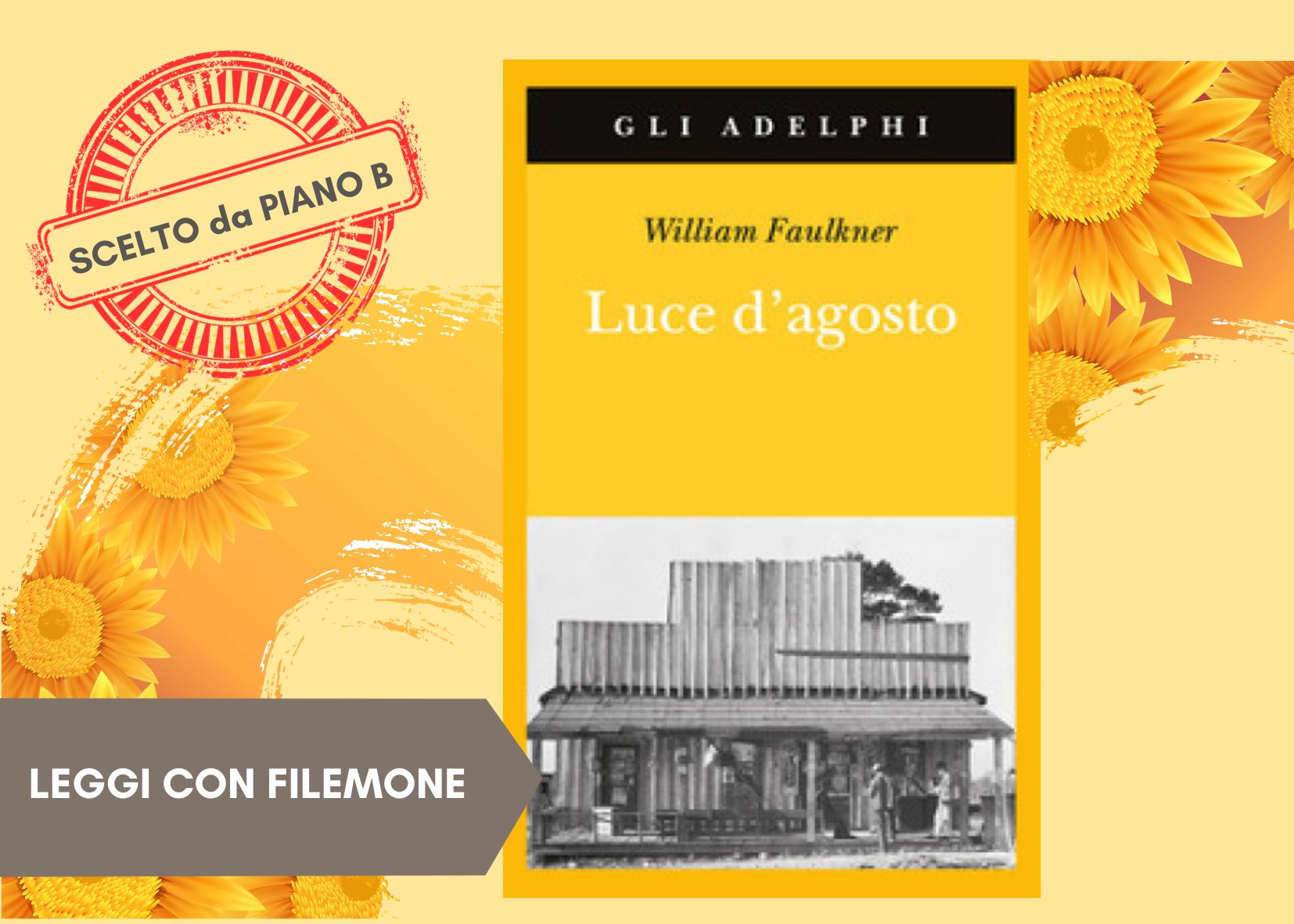 Piano B ... il libro in lettura in discussione l'11 aprile